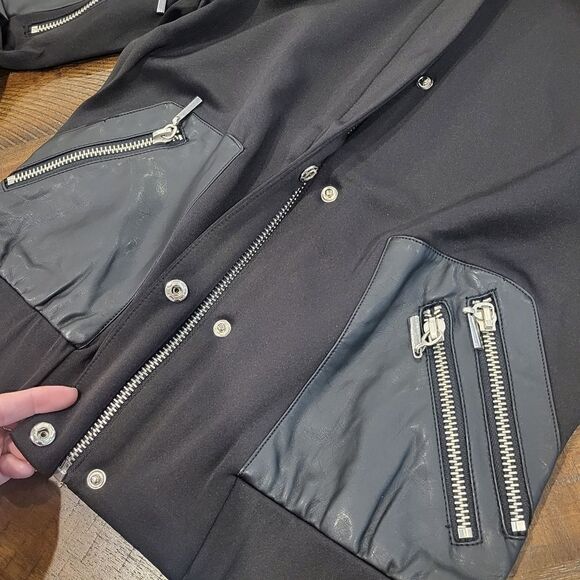 Kill City Bomber Jacket Small Black Fully Lined - Picture 9 of 10